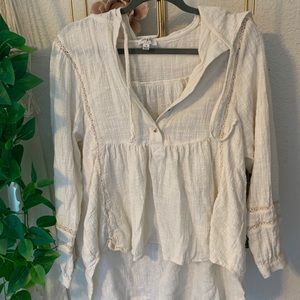 Cream Blouse